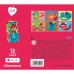 Set 6 Puzzle-uri cu 12 Cuburi Clementoni, Dragons, pentru copii de peste 3 ani